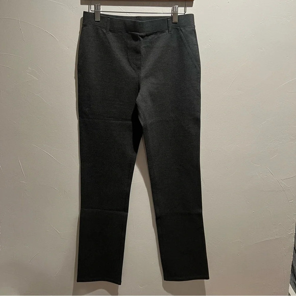 Quince Heather Gray Ultra Stretch Ponte Pull on Pants Size Small - Picture 1 of 8